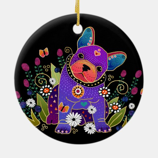 BINDI FRENCHIE French Bulldog ORNAMENT (Achterkant)