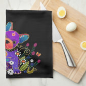 BINDI FRENCHIE ringside handdoek/keukenhanddoek Theedoek (Quarter Fold)