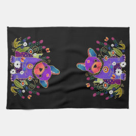 BINDI FRENCHIE ringside handdoek/keukenhanddoek Theedoek