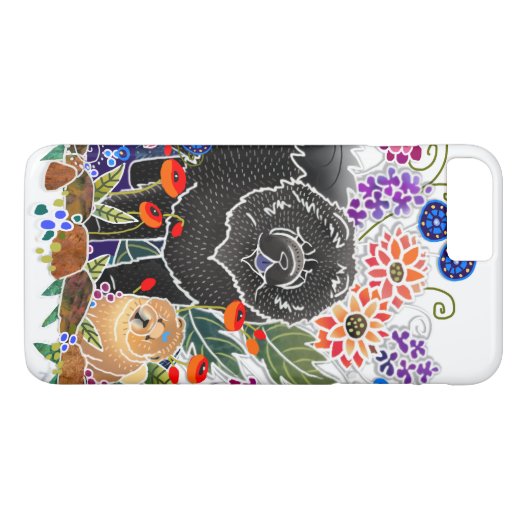 BINDI Garden Party chow hoesje - kies uw model (Achterkant (Horizontaal))