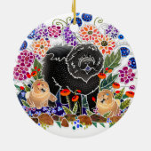 BINDI GARDEN PARTY Chow ornament (Achterkant)