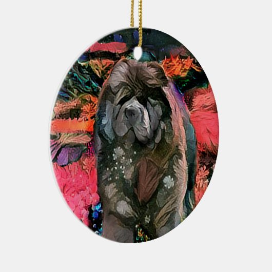 BINDI GARDEN PARTY Chow ornament (Rechts)