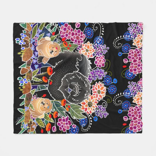 BINDI GARDEN PARTY - fleece worp (Voorkant (Horizontaal))