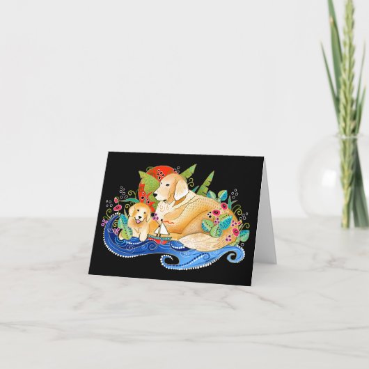 BINDI GOLDEN RETRIEVER KAART (Voorkant)