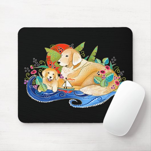 BINDI GOLDEN RETRIEVER MUISMAT (Met muis)