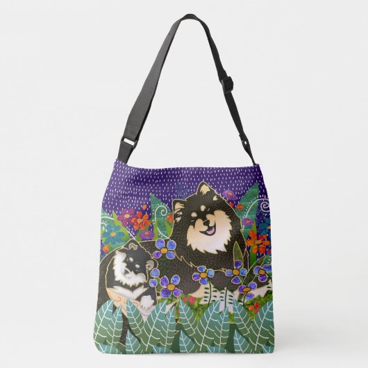 BINDI LAPPY Fins kruislichaam/canvas tas (Achterkant)