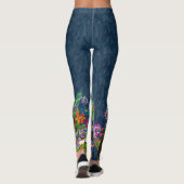 BINDI LAPPY Fins Lapphund blu designer leggings (Achterkant)