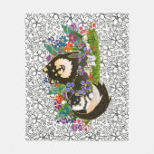 BINDI LAPPY - Finse Lapphund fleece dekens (Voorkant)