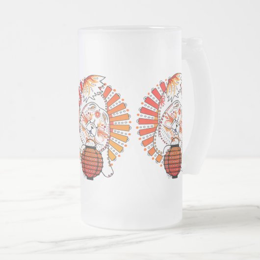 BINDI MI TANG - Chow - Frosted mok 2 maten (Voorkant rechts)