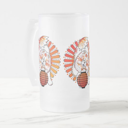 BINDI MI TANG - Chow - Frosted mok 2 maten (Voorkant links)