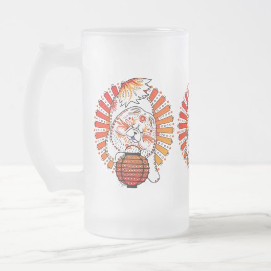 BINDI MI TANG - Chow - Frosted mok 2 maten (Links)