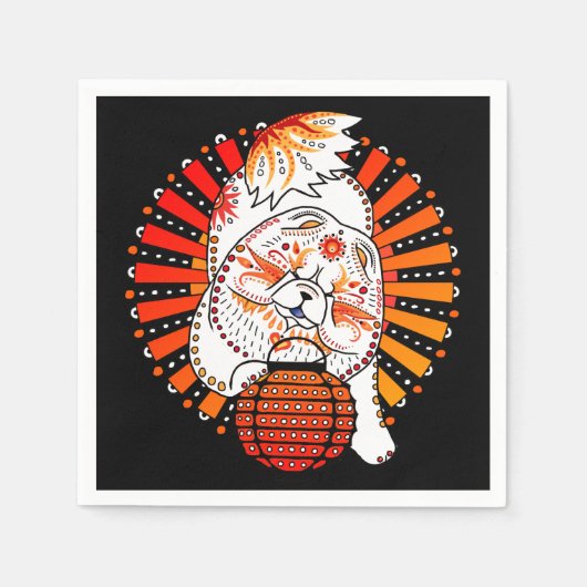 BINDI MI-TANG - Chow papieren servetten (Voorkant)