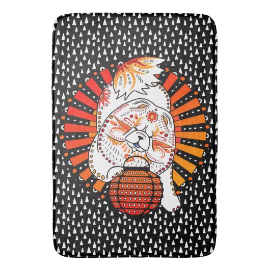 BINDI MI TANG - Chow - verticale krat/badmat Badmat (Voorkant Verticaal)