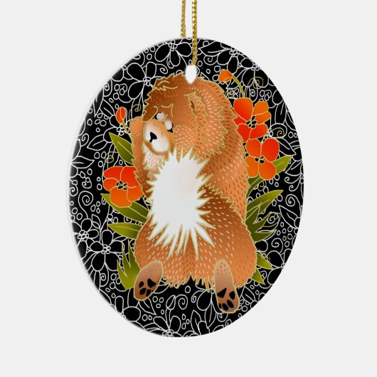 BINDI MINGSIE CHOW-ORNAMENT KERAMISCH ORNAMENT (Rechts)