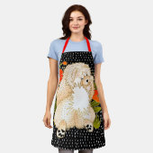 BINDI MINGSIE Cream Chow All-Over Print Schort (Gedragen)