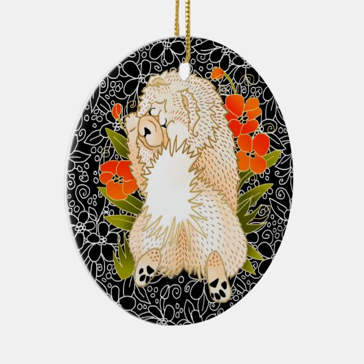 BINDI MINGSIE CREAM CHOW ORNAMENT (Rechts)