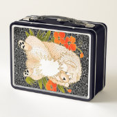 BINDI MINGSIE Crème chow Metal Lunchbox (Achterkant)