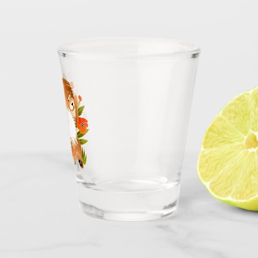 BINDI MINGSIE Red Chow borrelglas Shot Glas (Rechts)