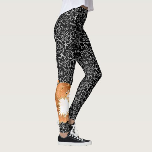 BINDI MINGSIE rode chow leggings - kijk naar de ac (Rechts)