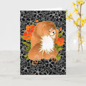 BINDI MINGSIE rode voerwenskaarten Kaart (Gele Bloem)