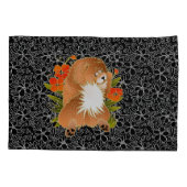 BINDI MINGSIE rood chow kussen hoesje in 2 maten Kussensloop (Achterkant)