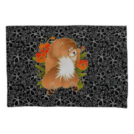 BINDI MINGSIE rood chow kussen hoesje in 2 maten Kussensloop