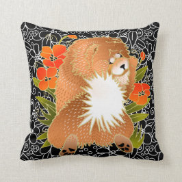 BINDI MINGSIE -rood chow kussen-rechts/links Kussen