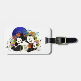 BINDI PANDAS 2 stijlen bagagelabel