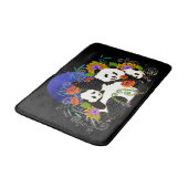 BINDI PANDAS-Pas achtergrondkleur aan Badmat (Gekanteld)