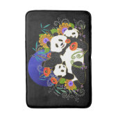 BINDI PANDAS-Pas achtergrondkleur aan Badmat (Voorkant Verticaal)