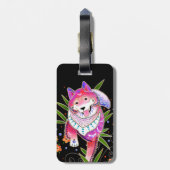 BINDI SHIBA INU bagagelabel (Achterkant verticaal)