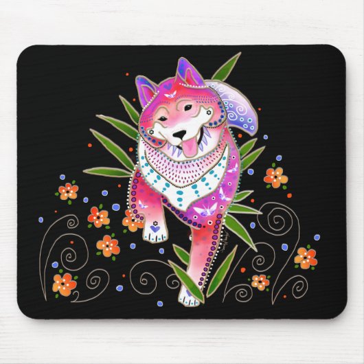 BINDI SHIBA INU mousepad Muismat (Voorkant)