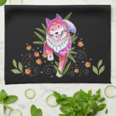 BINDI SHIBA INU ringside/keukenhanddoek Theedoek (Gevouwen)