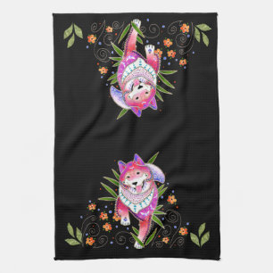 BINDI SHIBA INU ringside/keukenhanddoek Theedoek