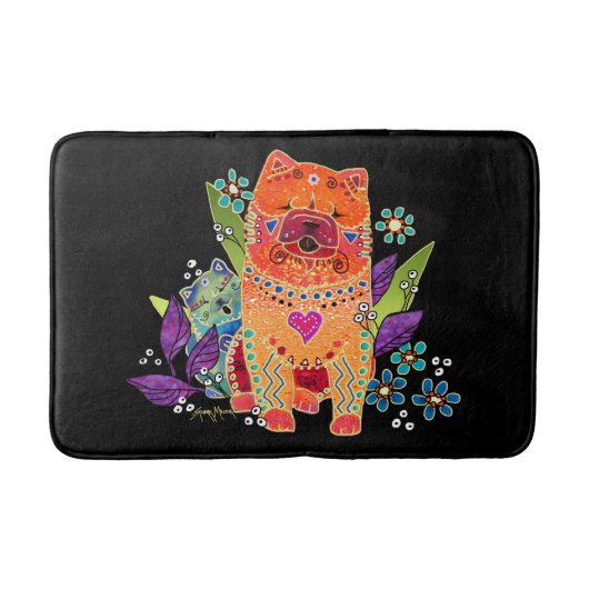 Bindi Smooth Chow horizontaal- Krat of Badmat (Voorkant)