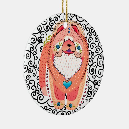 BINDI SOPHIE chow ORNAMENT (Rechts)