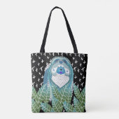 BINDI SOPHIE tas met blauw chow of kruisje (Achterkant)