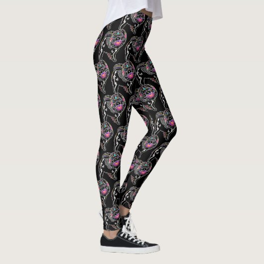 BINDI SUGARSKULL Chow Chow Leggings (Rechts)
