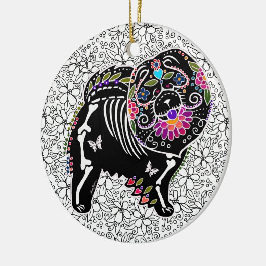 BINDI SUGARSKULL Chow - Ornament (Links)
