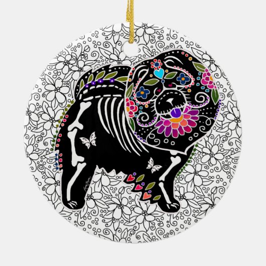 BINDI SUGARSKULL Chow - Ornament (Achterkant)