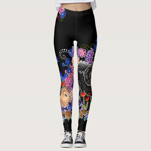 BINDI TUINFEEST - Designer Leggings (Voorkant)