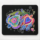 BINDI TURTLE mousepad - pas achtergrondkleur aan Muismat (Voorkant)