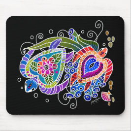 BINDI TURTLE mousepad - pas achtergrondkleur aan Muismat