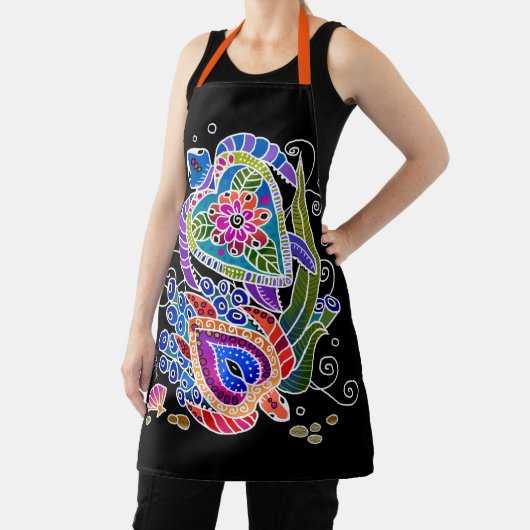 BINDI ZEE DRAAIT OVER Schort (Insitu)