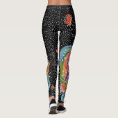 BINDI Zee Otters leggings...kijk naar krab op heup Leggings (Achterkant)