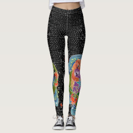 BINDI Zee Otters leggings...kijk naar krab op heup Leggings
