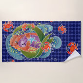 BINDI ZEE OTTERTERS-badhanddoek Strandlaken (Voorkant)