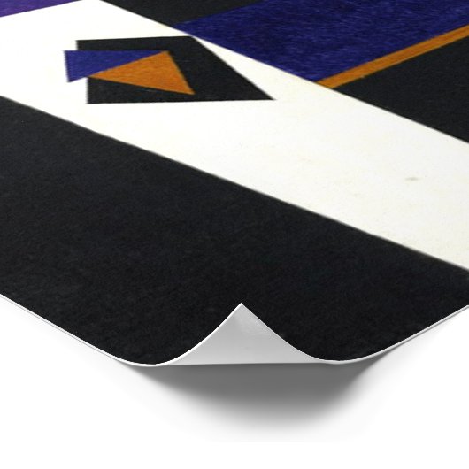 Binding door Kandinsky, 1932 Poster (Hoek)