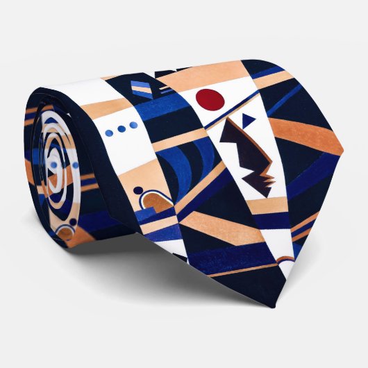 Binding door Kandinsky Stropdas (Opgerold)