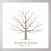 Bindingerafdrukstructuur - Vierkant Poster (Voorkant)